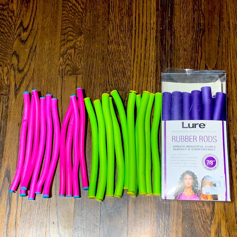 3 sizes Heatless Foam Flexible Hair Rollers 30! bundle